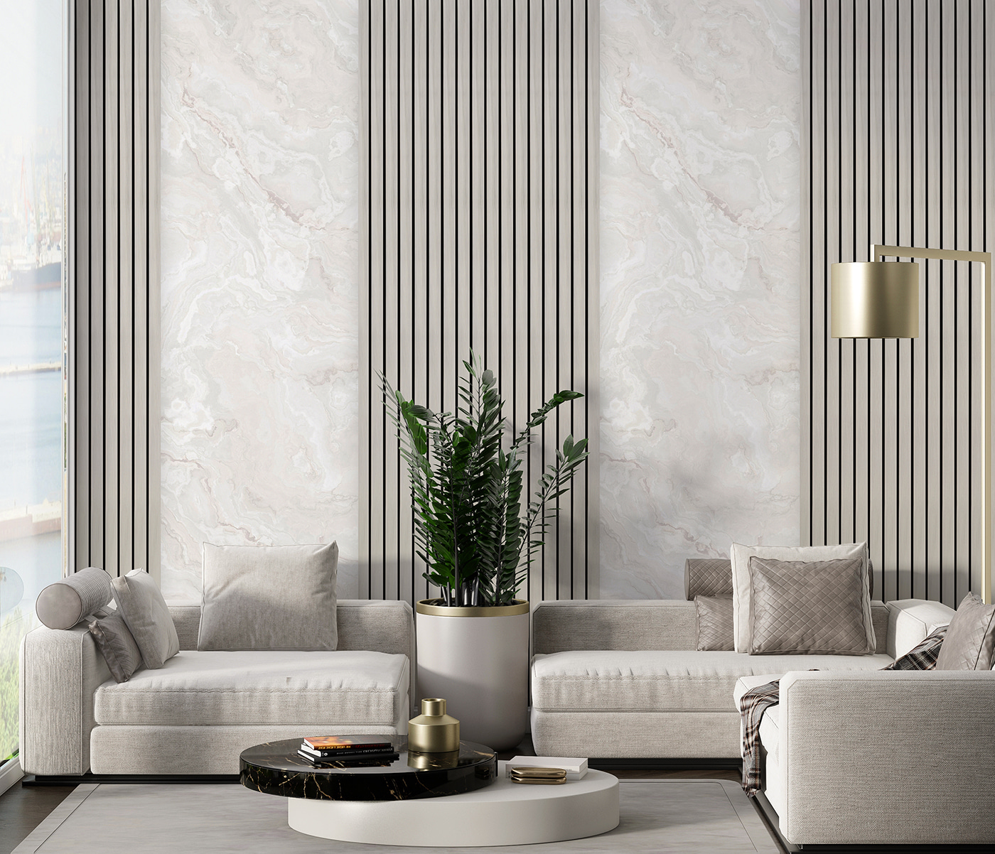 Elegant pattern with subtle contrasts