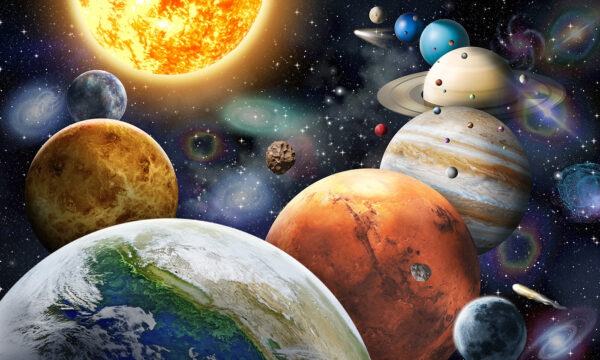Planete și stele în spațiu Planete și stele în spațiu