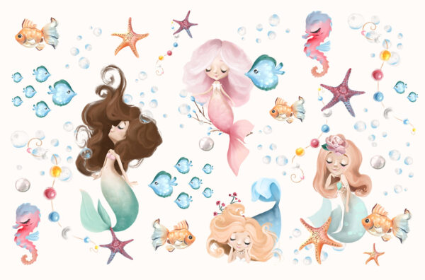 Colecție de sirene de desene animate Colecție de sirene de desene animate