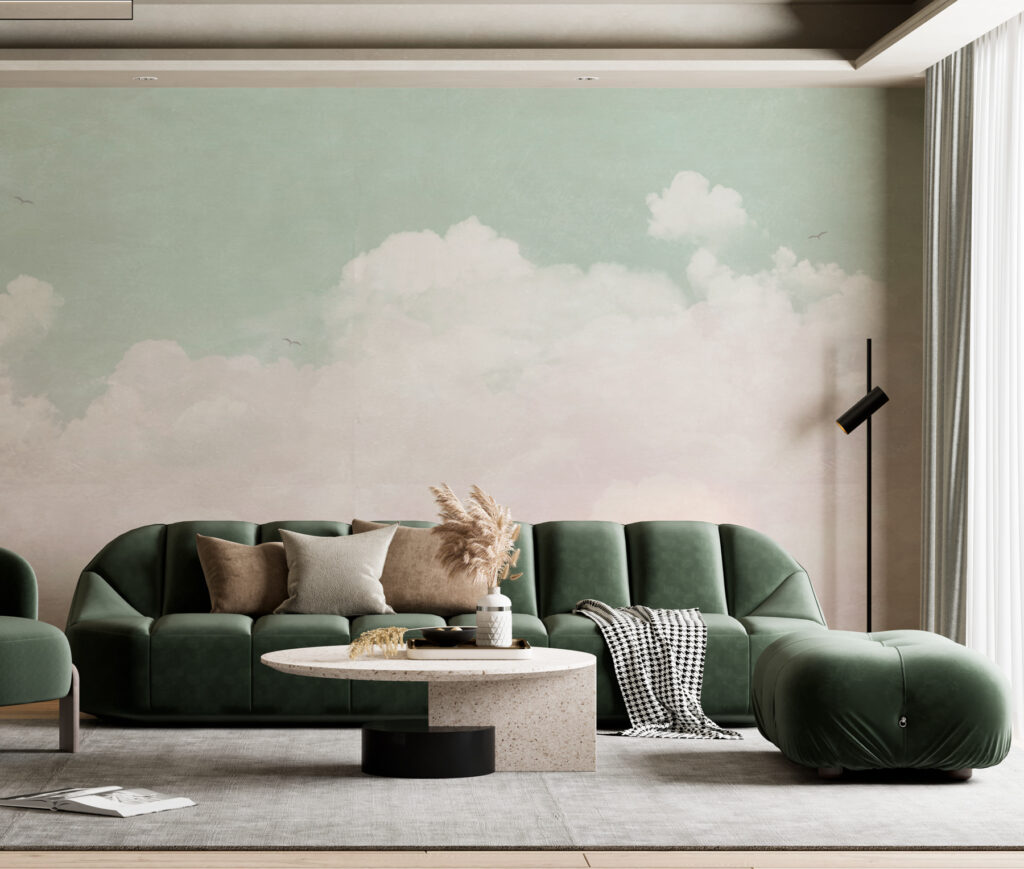 A white clouds in the sky