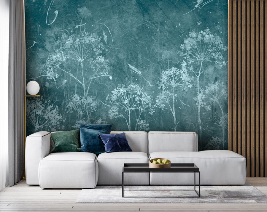 Design artistic floral pe fundal texturat