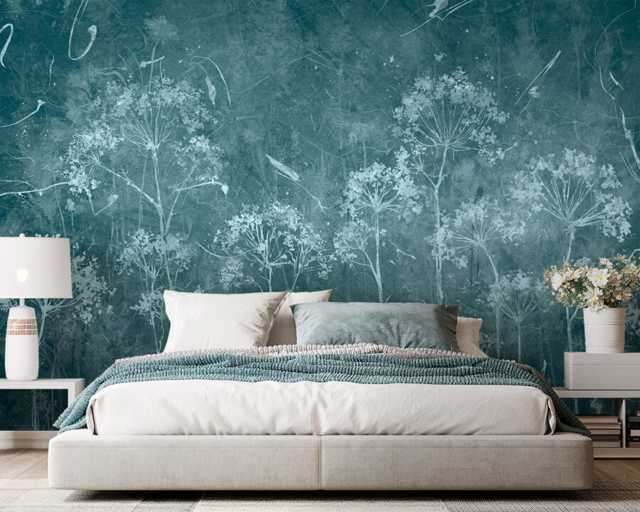 Design artistic floral pe fundal texturat