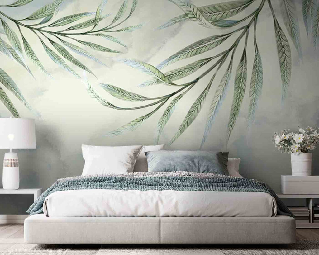 Delicate leaves against a soft backdrop Delicate leaves against a soft backdrop