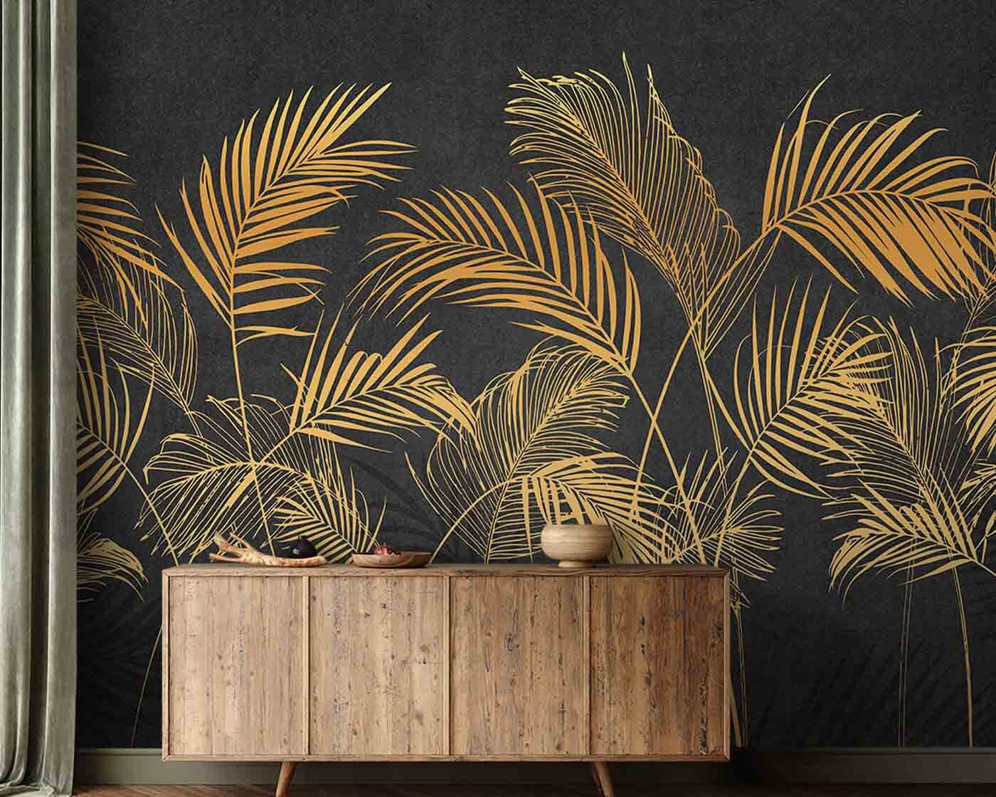 Group of palm leaves Group of palm leaves