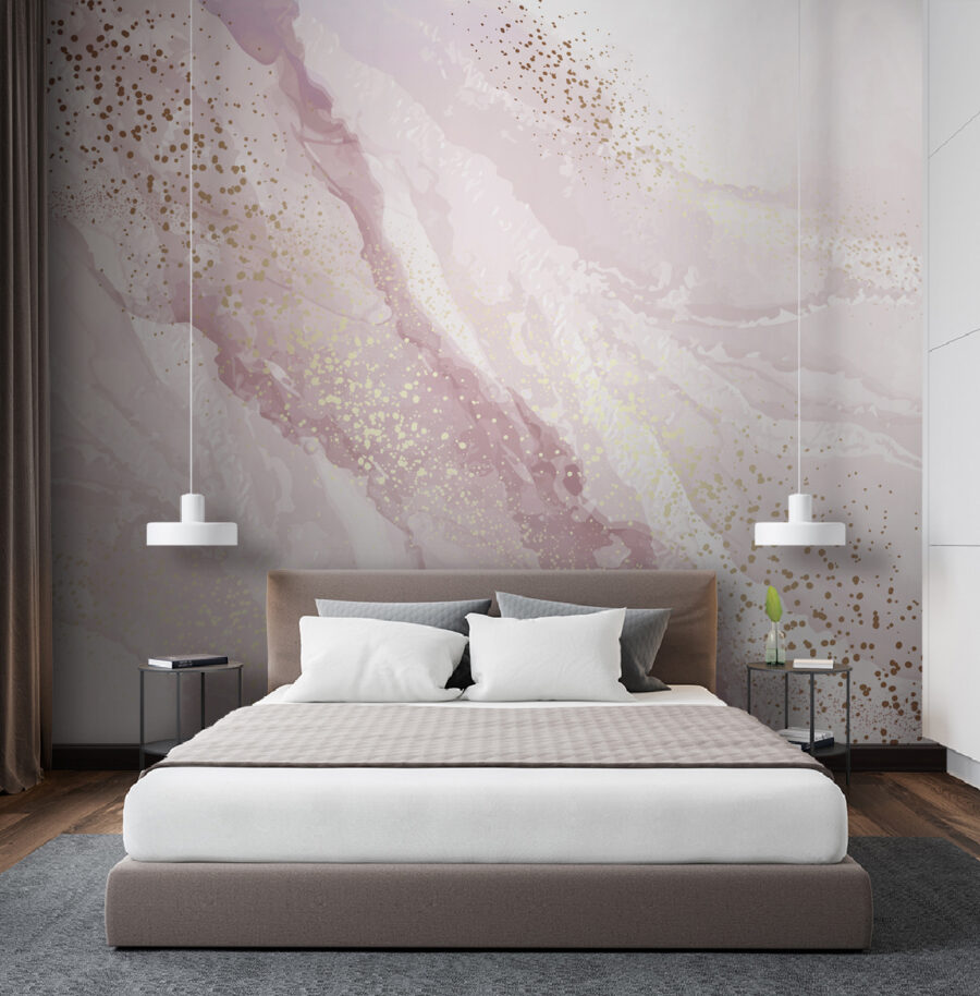 Shimmering blush arta peisajului montan