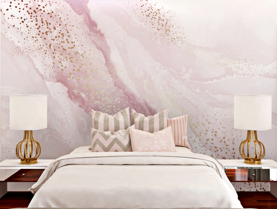 Shimmering blush arta peisajului montan