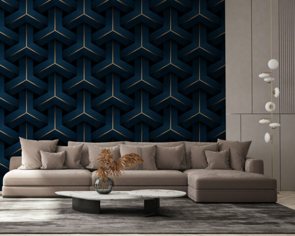 Model geometric texturat în nuanțe închise Model geometric texturat în nuanțe închise