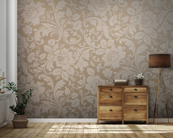 Design elegant al țesăturii cu model floral Design elegant al țesăturii cu model floral