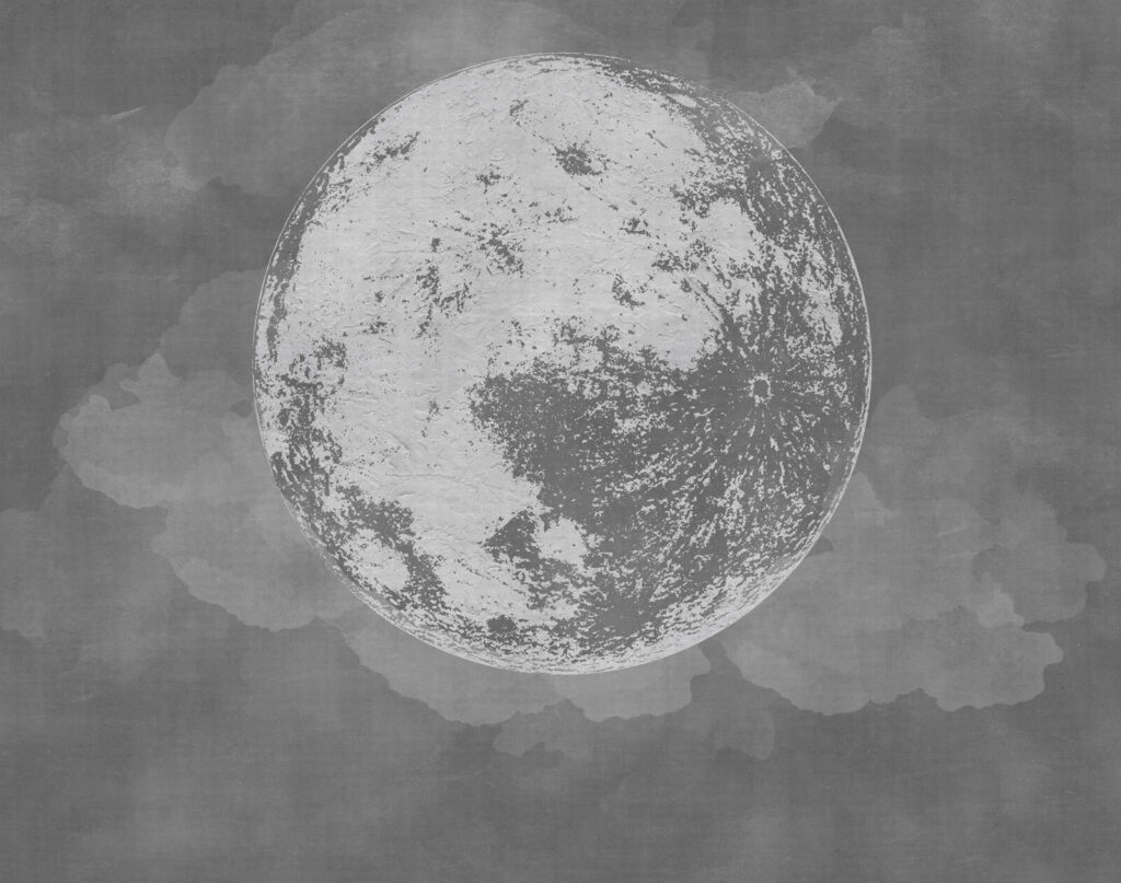 Luna plină pe cer Luna plină pe cer