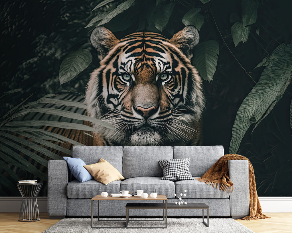 Tiger in the jungle Tiger in the jungle