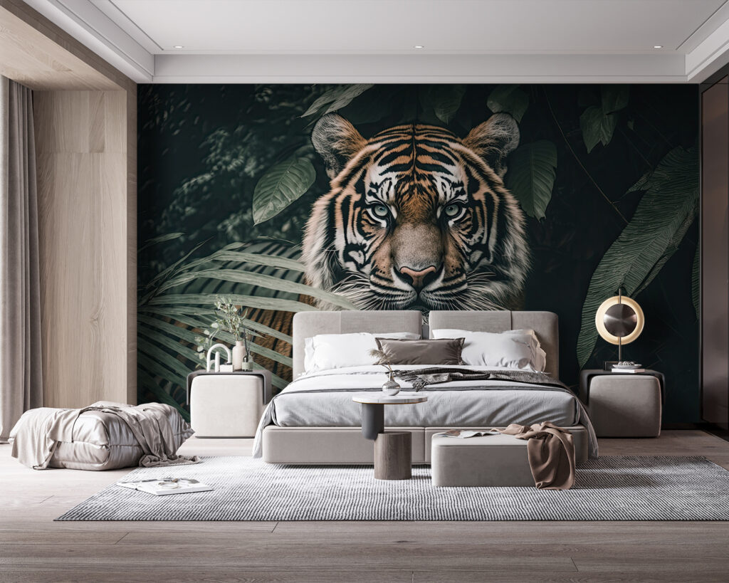 Tiger in the jungle Tiger in the jungle