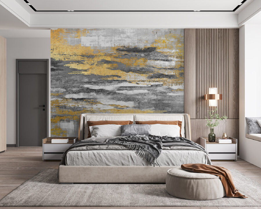 Modele abstracte în tonuri stinse.