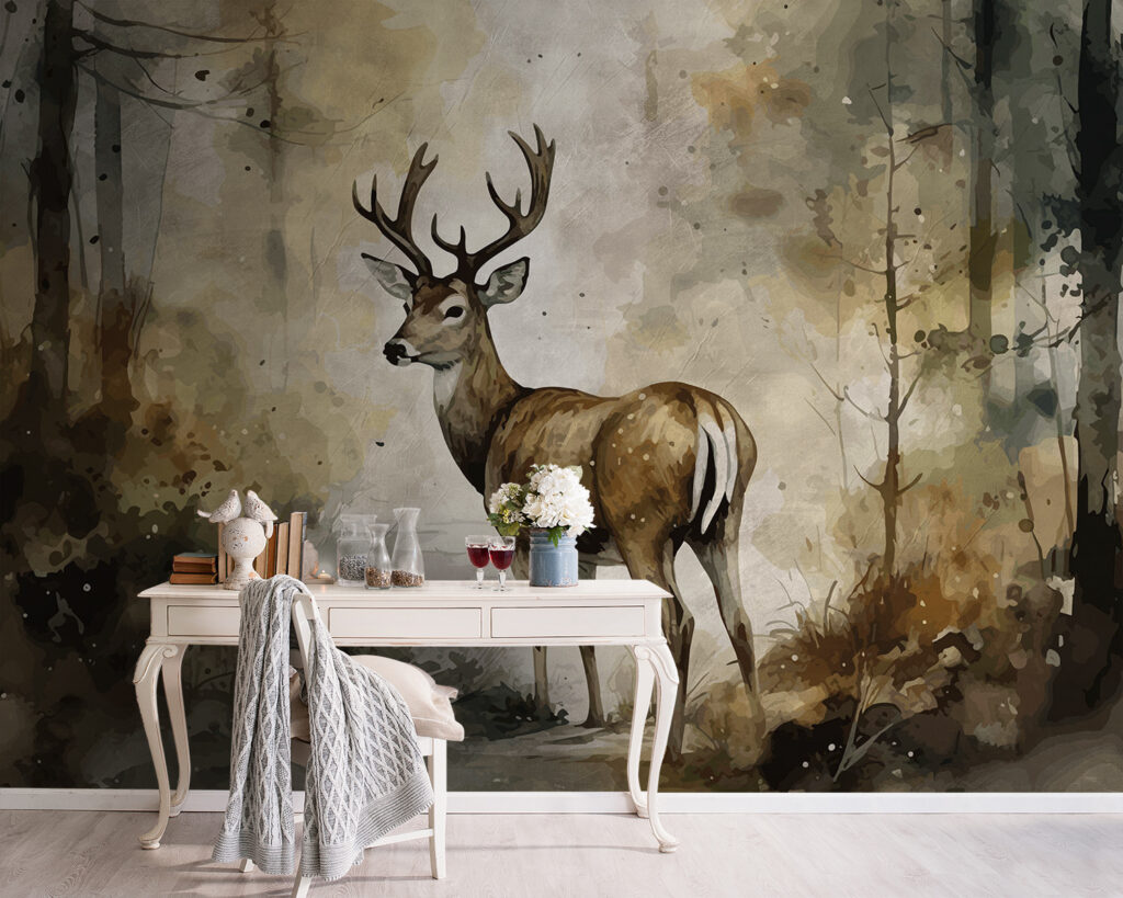 Painting of a deer