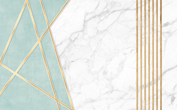 Design elegant cu mentă și marmură Design elegant cu mentă și marmură