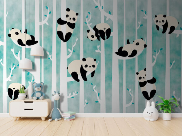 Pandas într-un copac Pandas într-un copac