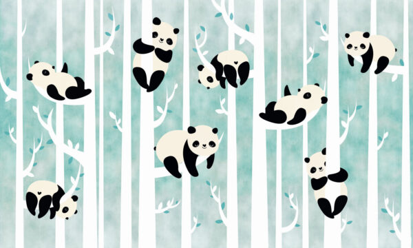 Pandas într-un copac Pandas într-un copac