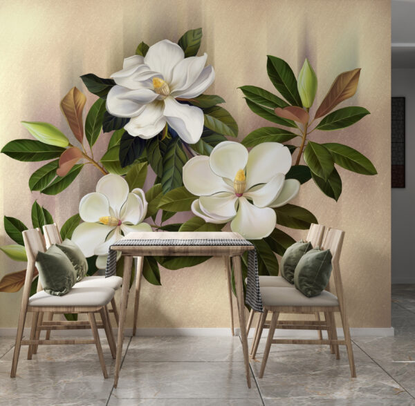 Frumoase flori de magnolie expuse Frumoase flori de magnolie expuse
