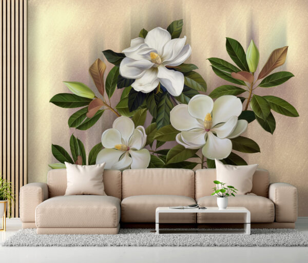 Frumoase flori de magnolie expuse Frumoase flori de magnolie expuse