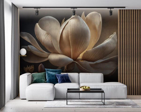 Magnolie grațioasă în lumină blândă. Magnolie grațioasă în lumină blândă.
