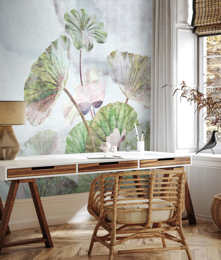 u94357piw1 870x1024 - Flamingo și frunze - tegory