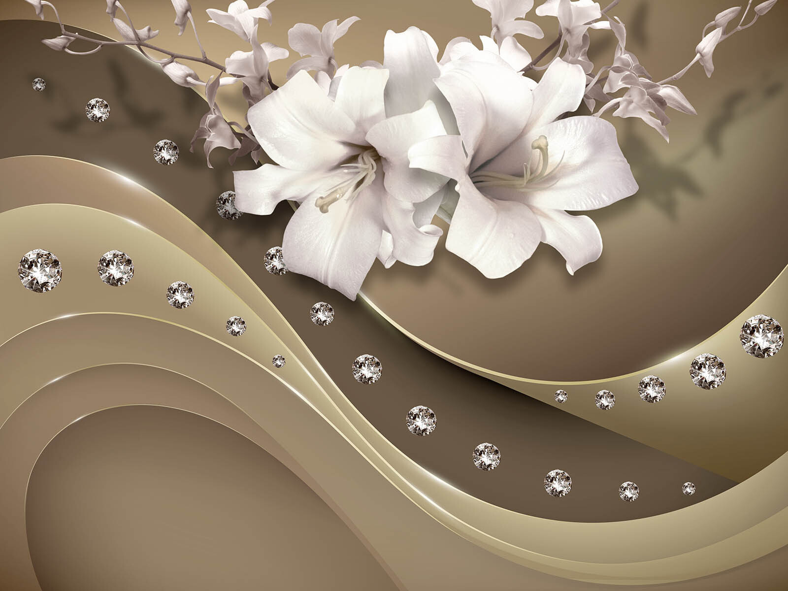 Flori elegante cu accente strălucitoare u94081p - Flori elegante cu accente strălucitoare - tegory