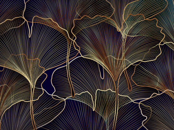 Design botanic elegant de artă de linie Design botanic elegant de artă de linie