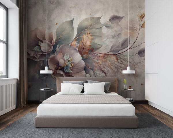 Pictura de flori și frunze u93930pib94 600x480 - Pictura de flori și frunze