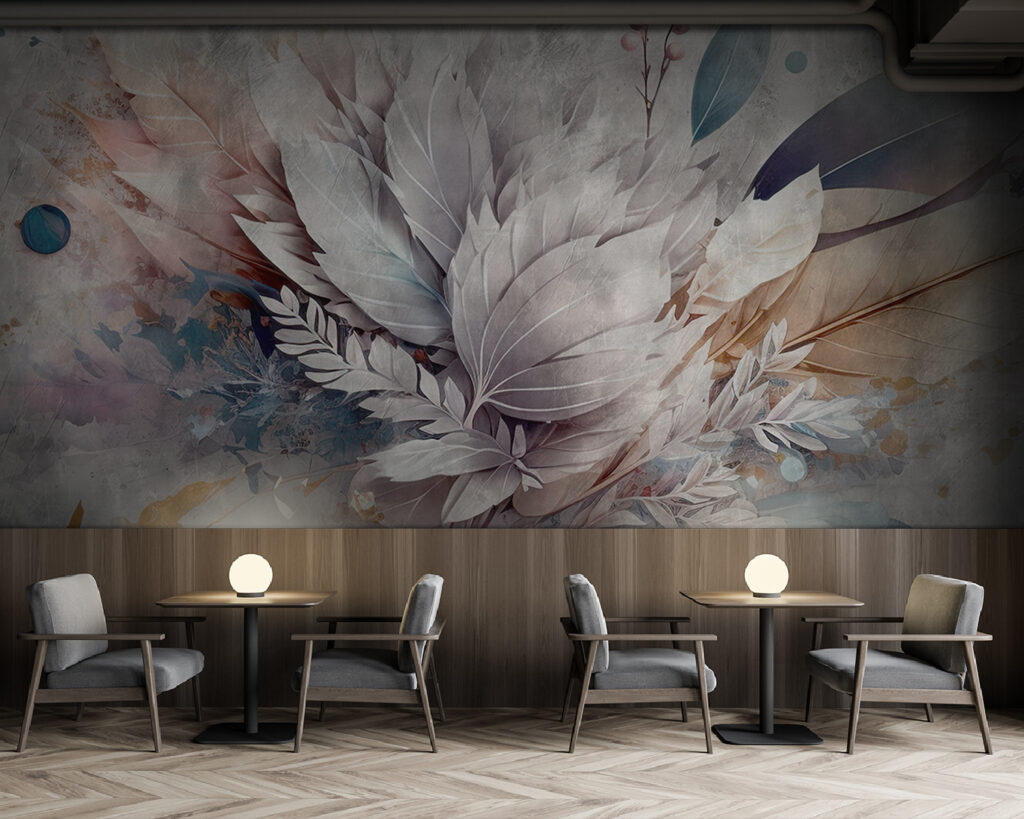 Elegant foliage in soft colors