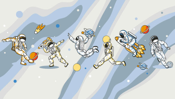 Grup de astronauți în spațiu Grup de astronauți în spațiu