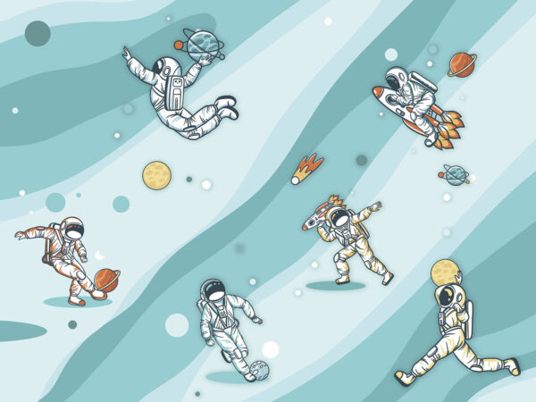 Grup de astronauți în spațiu Grup de astronauți în spațiu