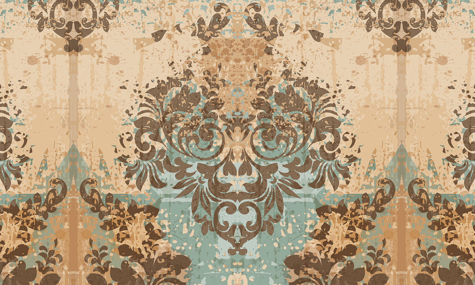 u93595p - Modele complicate în tonuri pământii - tegory