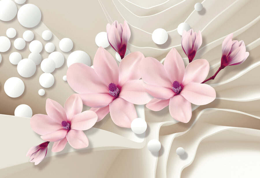 Flori delicate pe un fundal moale