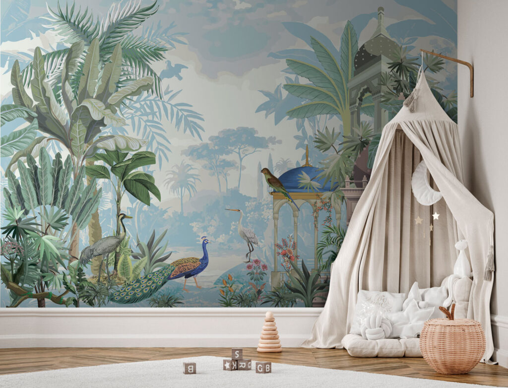 Mural de păsări și plante u78645pir1m 1024x782 - Mural de păsări și plante - tegory