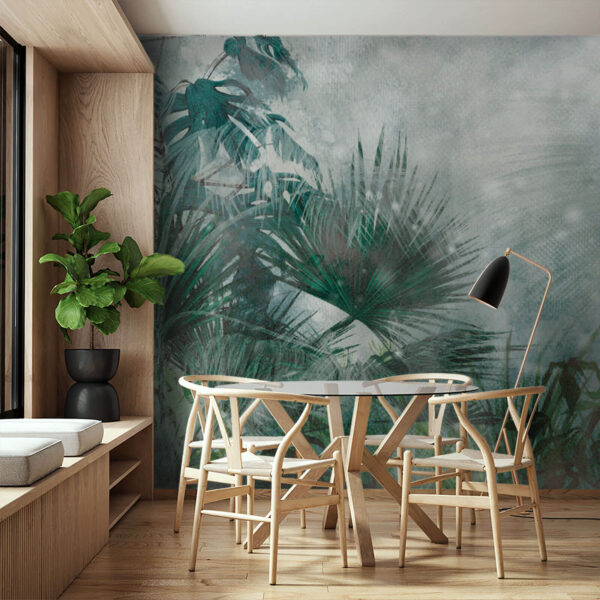 Wall murals Painting of a forest Wall murals Painting of a forest