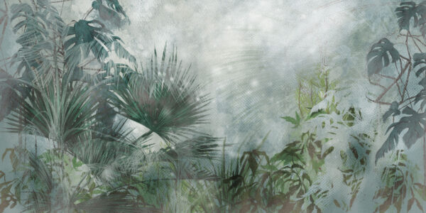 Wall murals Painting of a forest Wall murals Painting of a forest