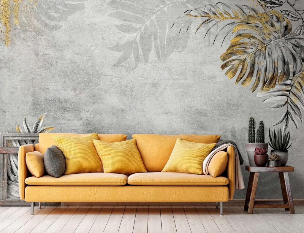 Frunze inspirate din natură pe fundal texturat u78603pig2 1024x785 - Frunze inspirate din natură pe fundal texturat - tegory
