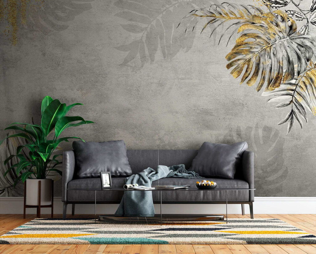 Frunze inspirate din natură pe fundal texturat u78603pig1 1024x822 - Frunze inspirate din natură pe fundal texturat - tegory