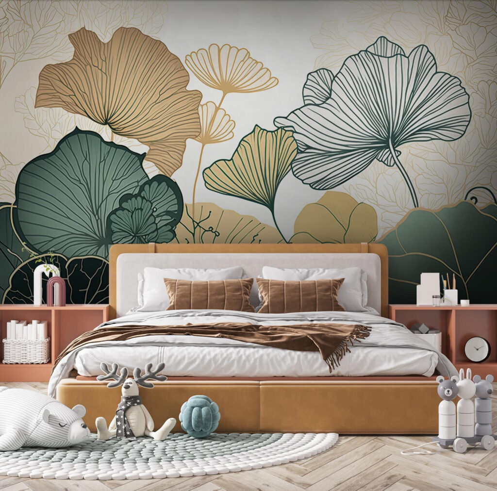 Botanical elegance in soft colors
