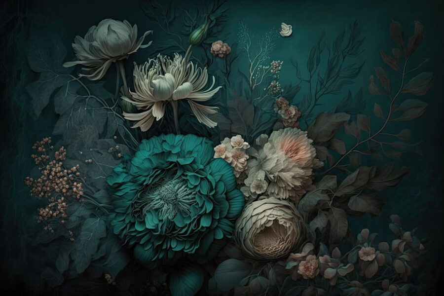 Compoziție florală elegantă cu nuanțe profunde. Compoziție florală elegantă cu nuanțe profunde.