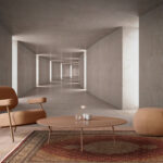 Fototapet Hol lung cu lumină care trece prin el