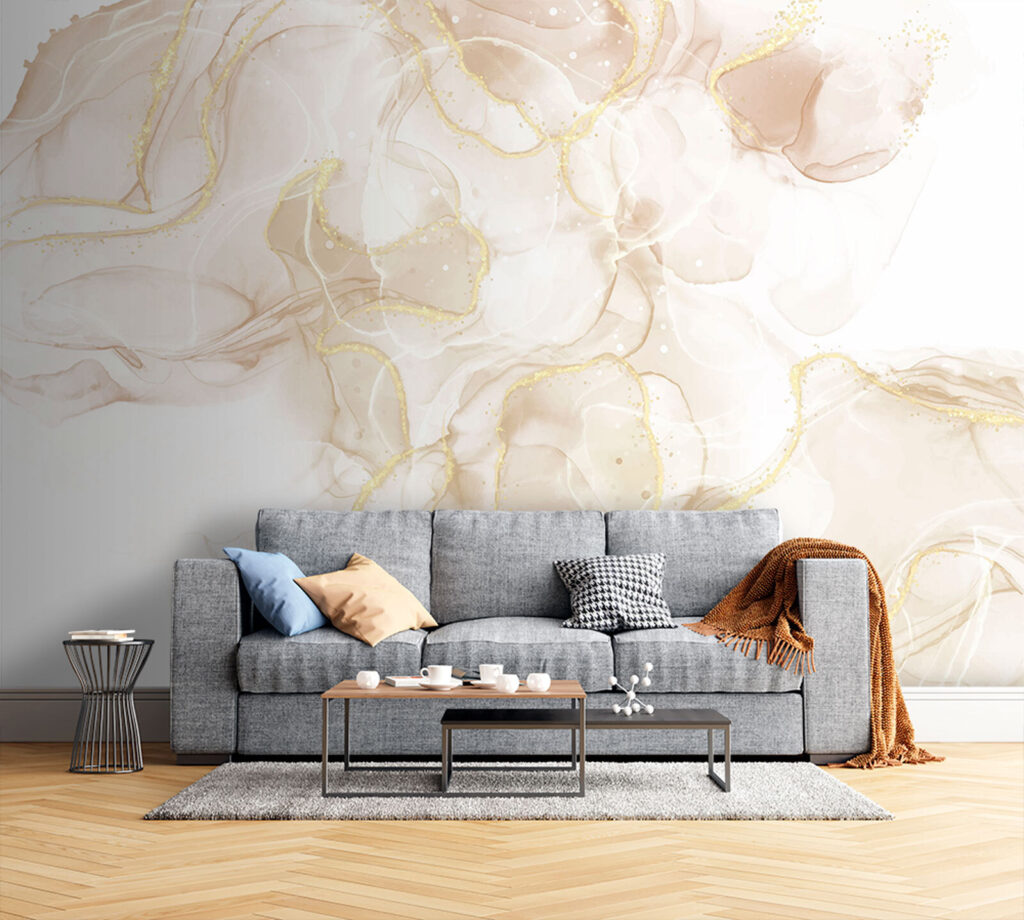 Elegant fluid abstract art design