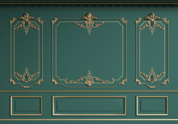Design elegant de perete cu detalii complicate Design elegant de perete cu detalii complicate