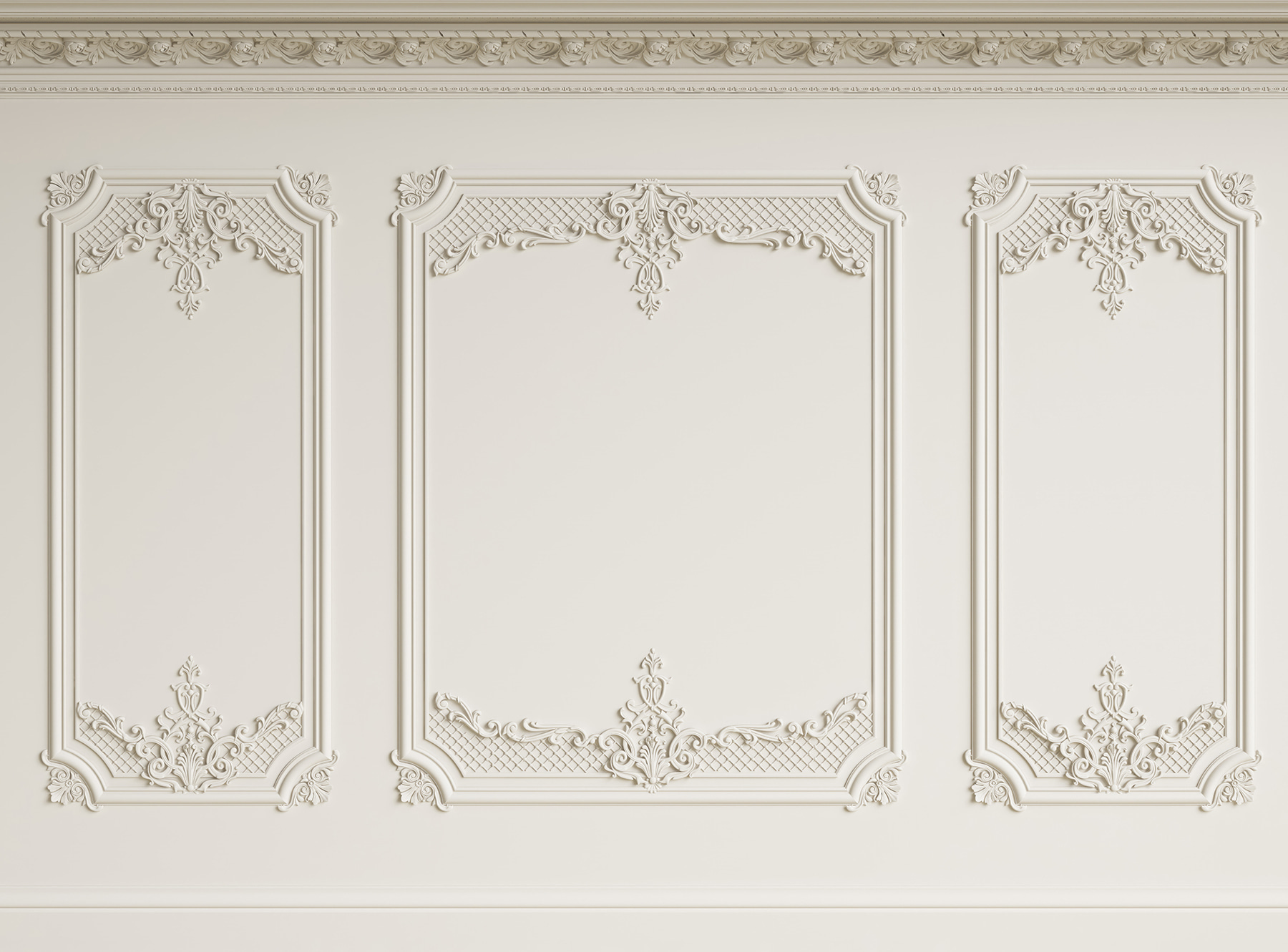 Wall with white walls