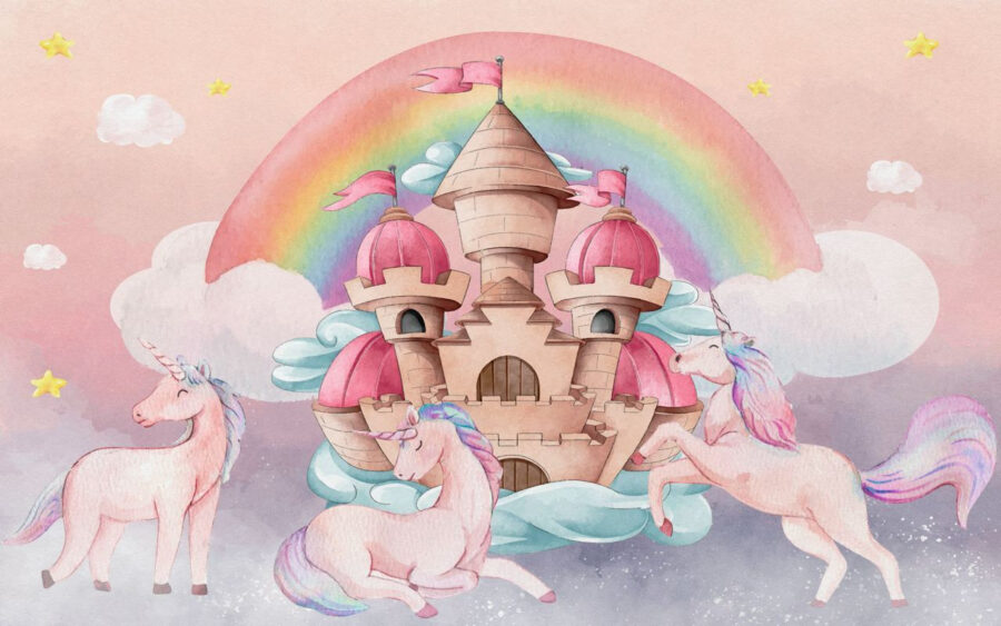Unicorni și un castel