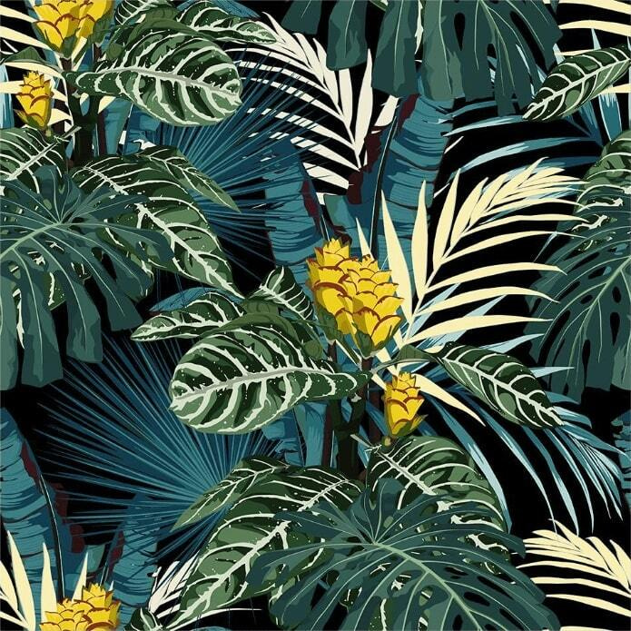 Model de plante tropicale