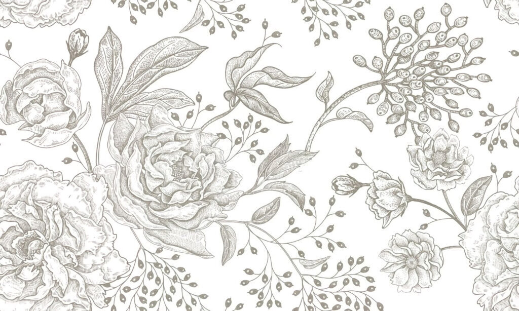 Model floral delicat pe un fundal deschis Model floral delicat pe un fundal deschis