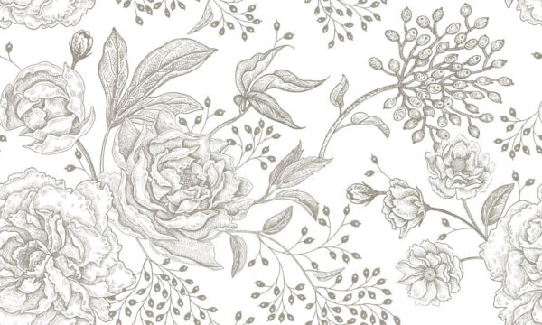 Model floral delicat pe un fundal deschis Model floral delicat pe un fundal deschis
