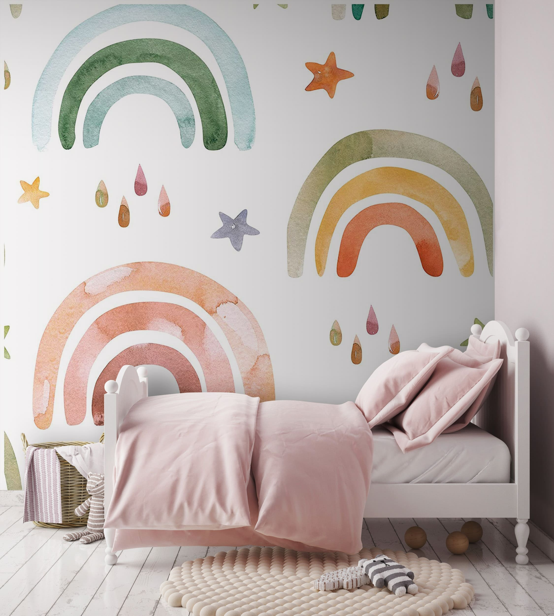 u72183pir1m - Model de curcubee de acuarelă și stele - tegory