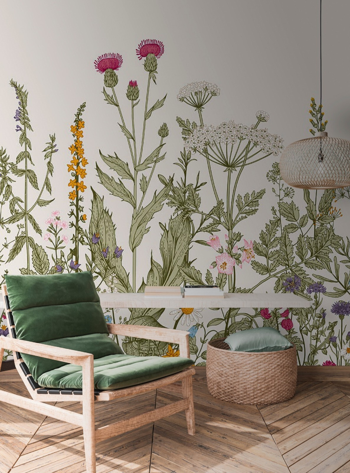 Row of flowers and plants Row of flowers and plants