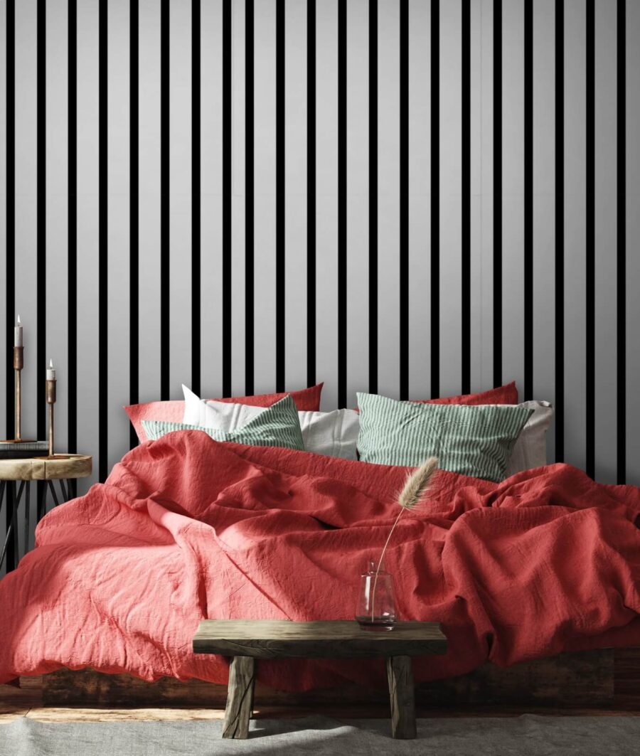 Linii verticale albe și negre Linii verticale albe și negre